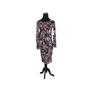 S LuLaRoe Debbie Long Sleeved Dress NEW GORGEOUS Floral Paisley Small